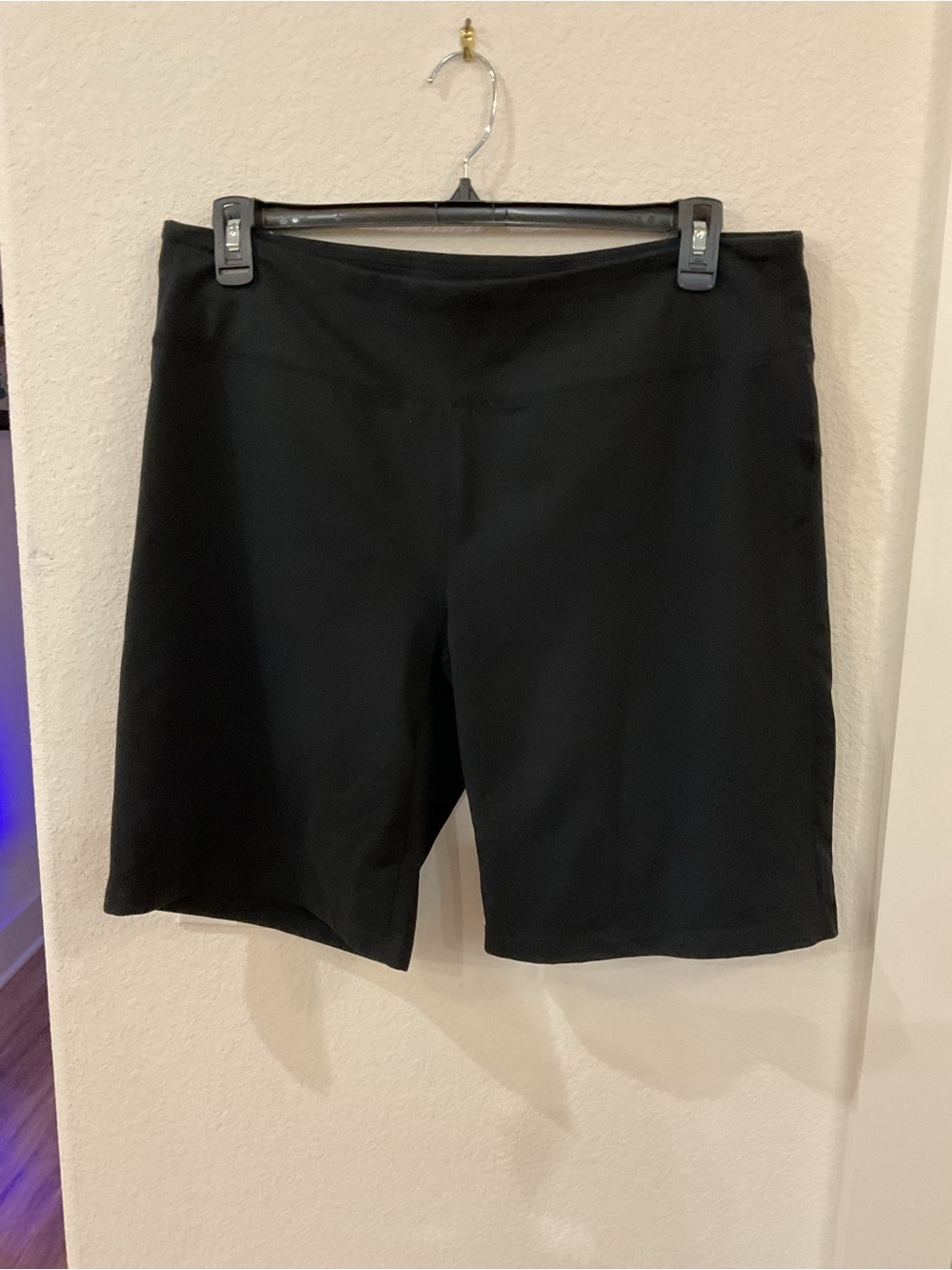 Lands' End Black Women's Active Shorts